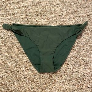 Hollister army green bikini bottoms